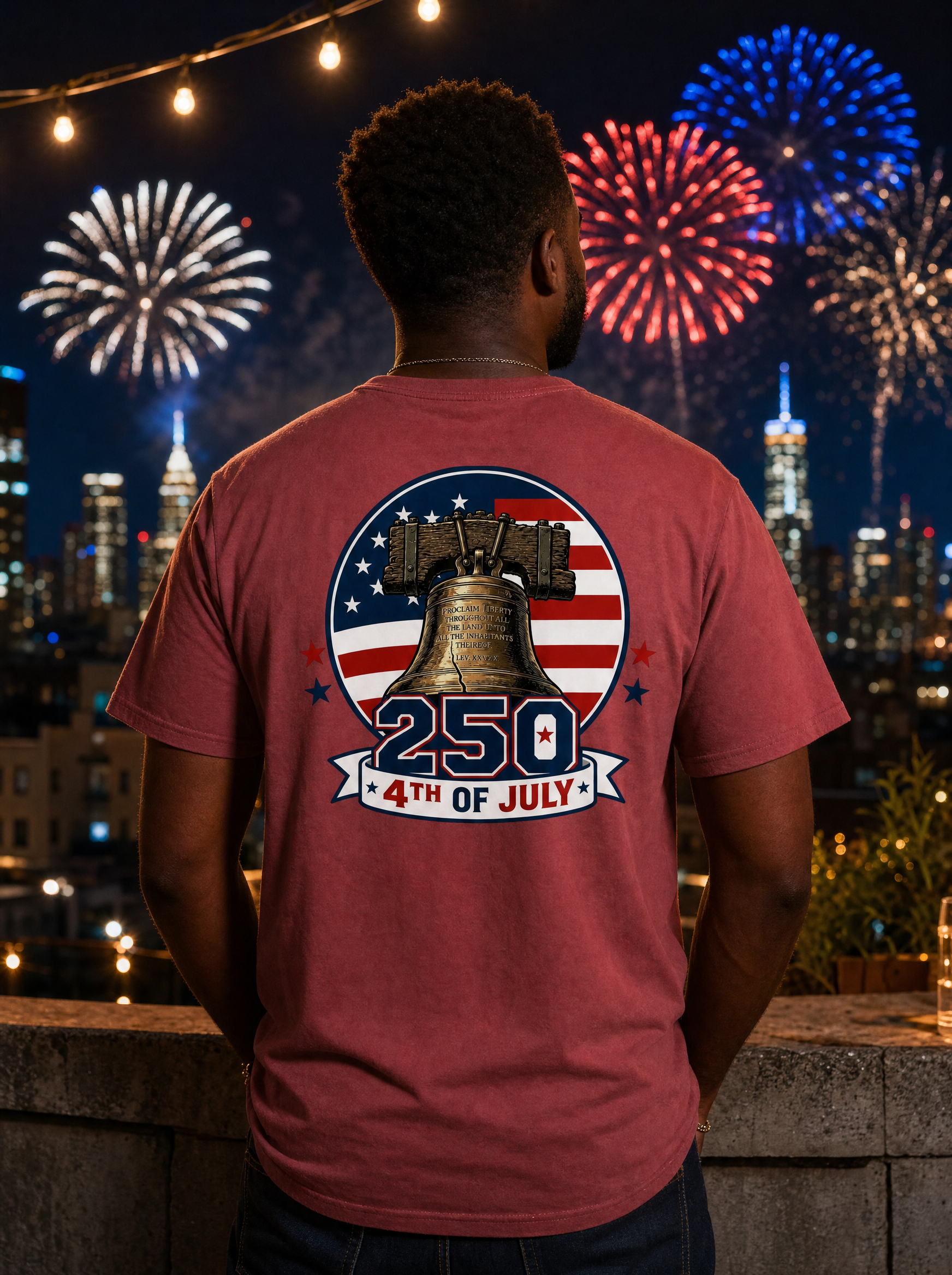 Let Freedom Ring - 250th 4th of July - Back