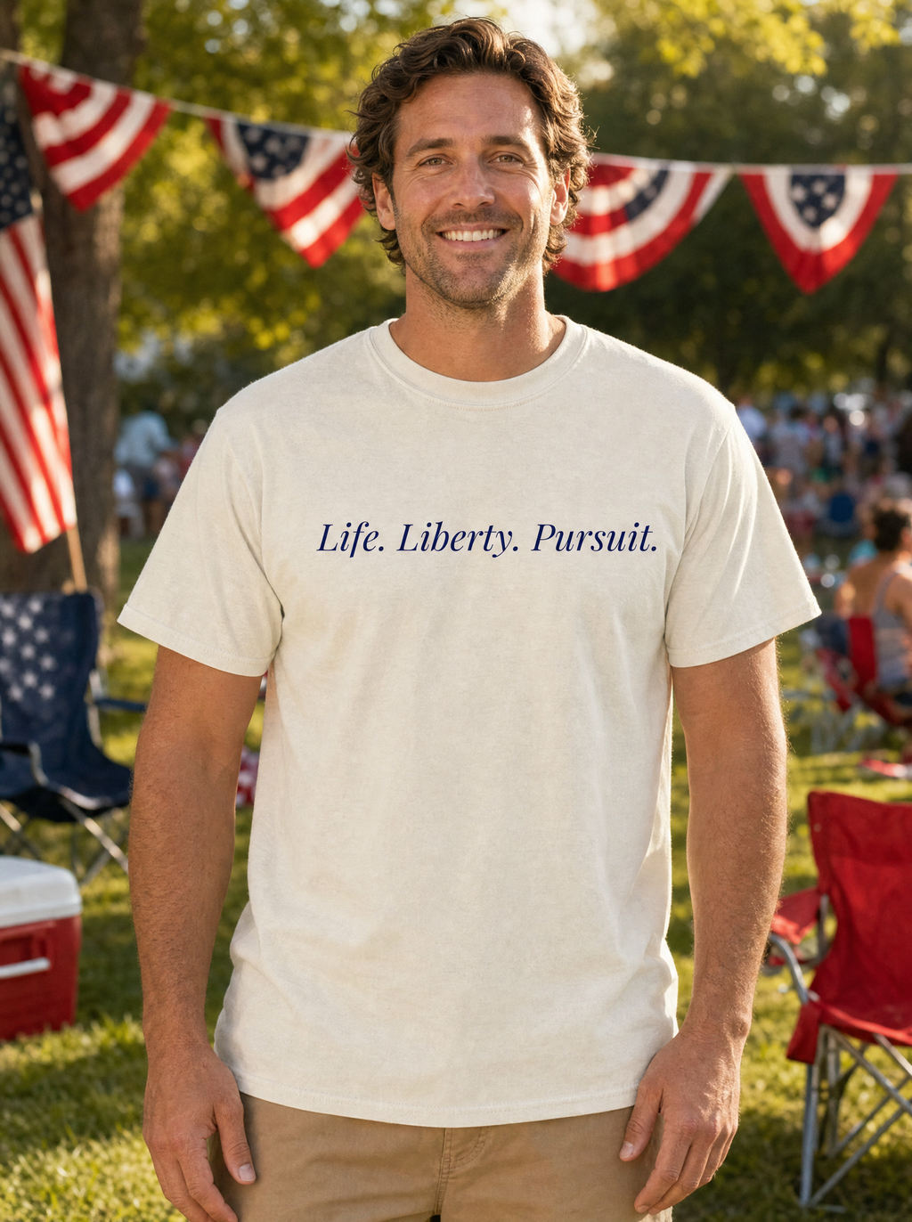 Life. Liberty. Pursuit. - 250th 4th of July - Front