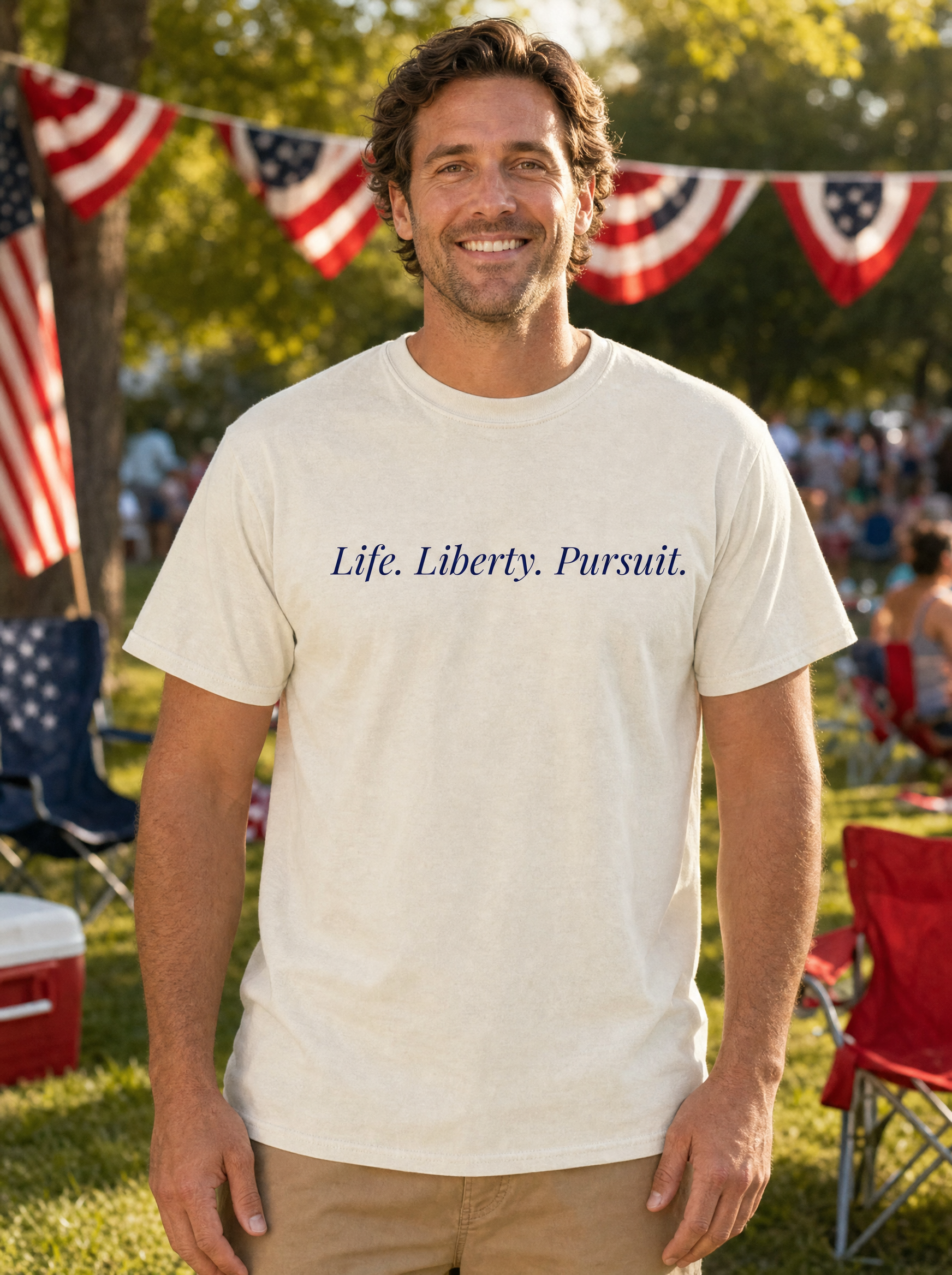 Life. Liberty. Pursuit. - 250th 4th of July - Front