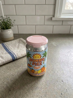 Beach Can Lid - Coral