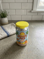 Beach Can Lid - Lemon Yellow